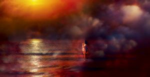 Photographie Art photographique FINE ART - Brume au crépuscule sur une mer effleurée