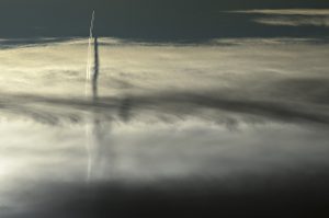 Photographie nature - Ombre aérienne verticale cyclonique